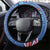 Fiji Masi Tapa Steering Wheel Cover Coat Of Arms - Polynesian Pride