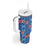 Fiji Masi Tapa Tumbler With Handle Coat Of Arms - Polynesian Pride