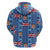 Fiji Masi Tapa Zip Hoodie Coat Of Arms - Polynesian Pride