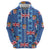 Fiji Masi Tapa Zip Hoodie Coat Of Arms - Polynesian Pride