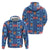Fiji Masi Tapa Zip Hoodie Coat Of Arms - Polynesian Pride