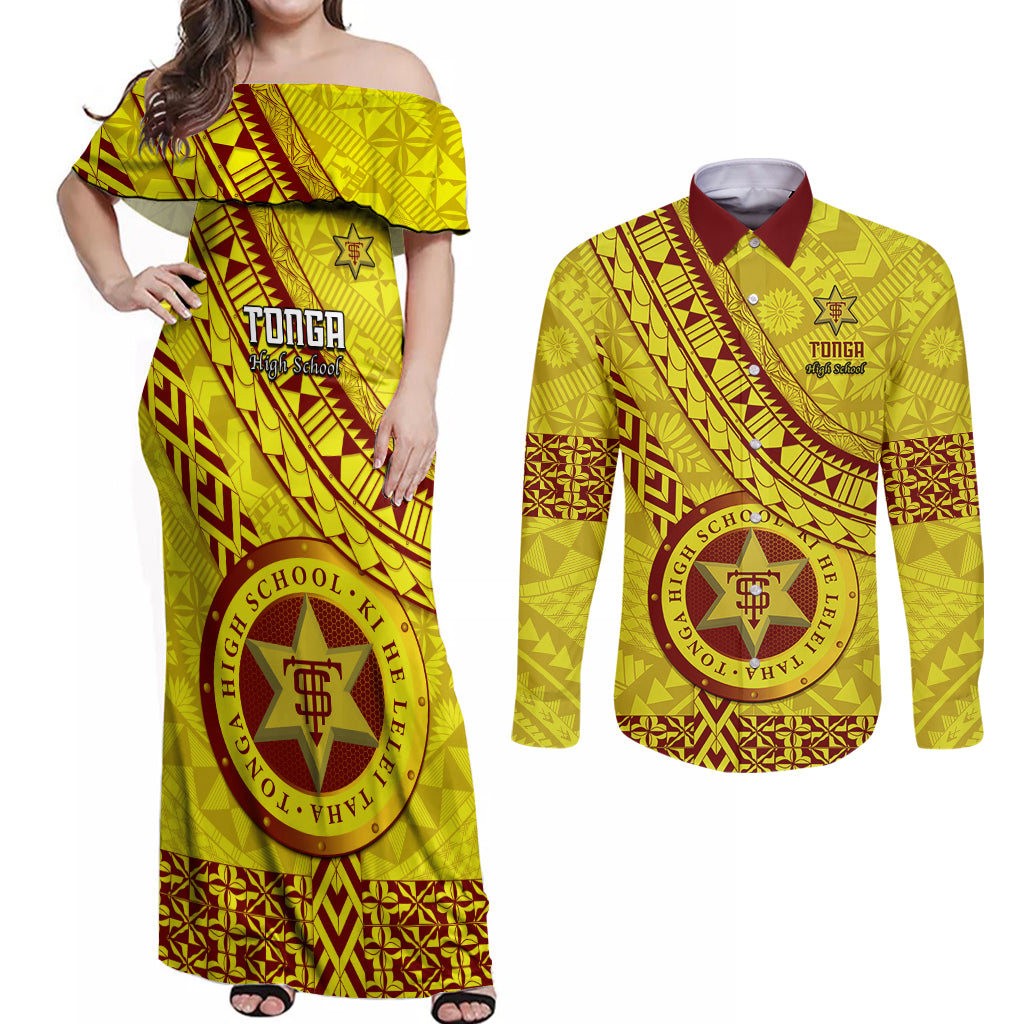 custom-tonga-high-school-couples-matching-off-shoulder-maxi-dress-and-long-sleeve-button-shirts-tongan-kupesi-pattern