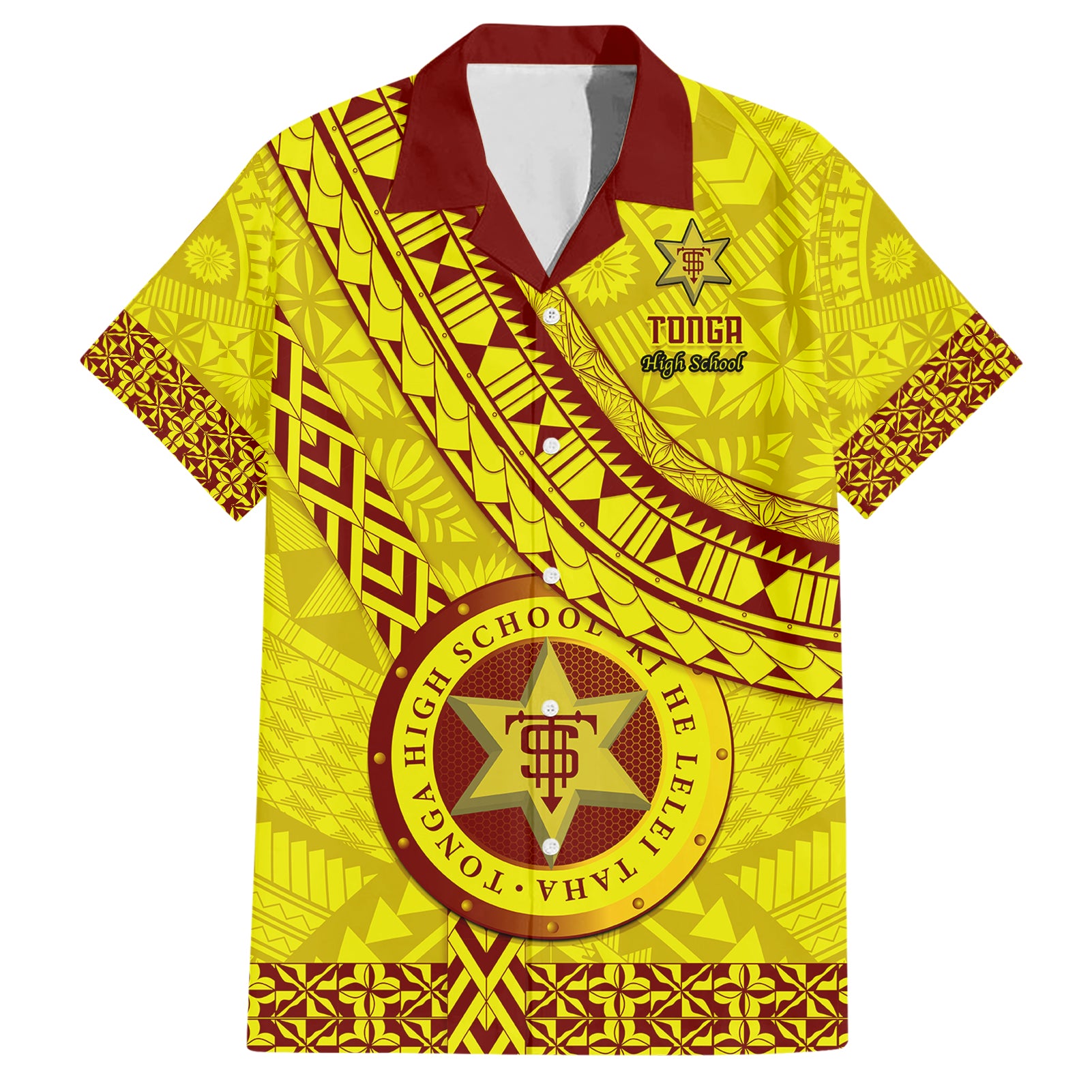 custom-tonga-high-school-hawaiian-shirt-tongan-kupesi-pattern