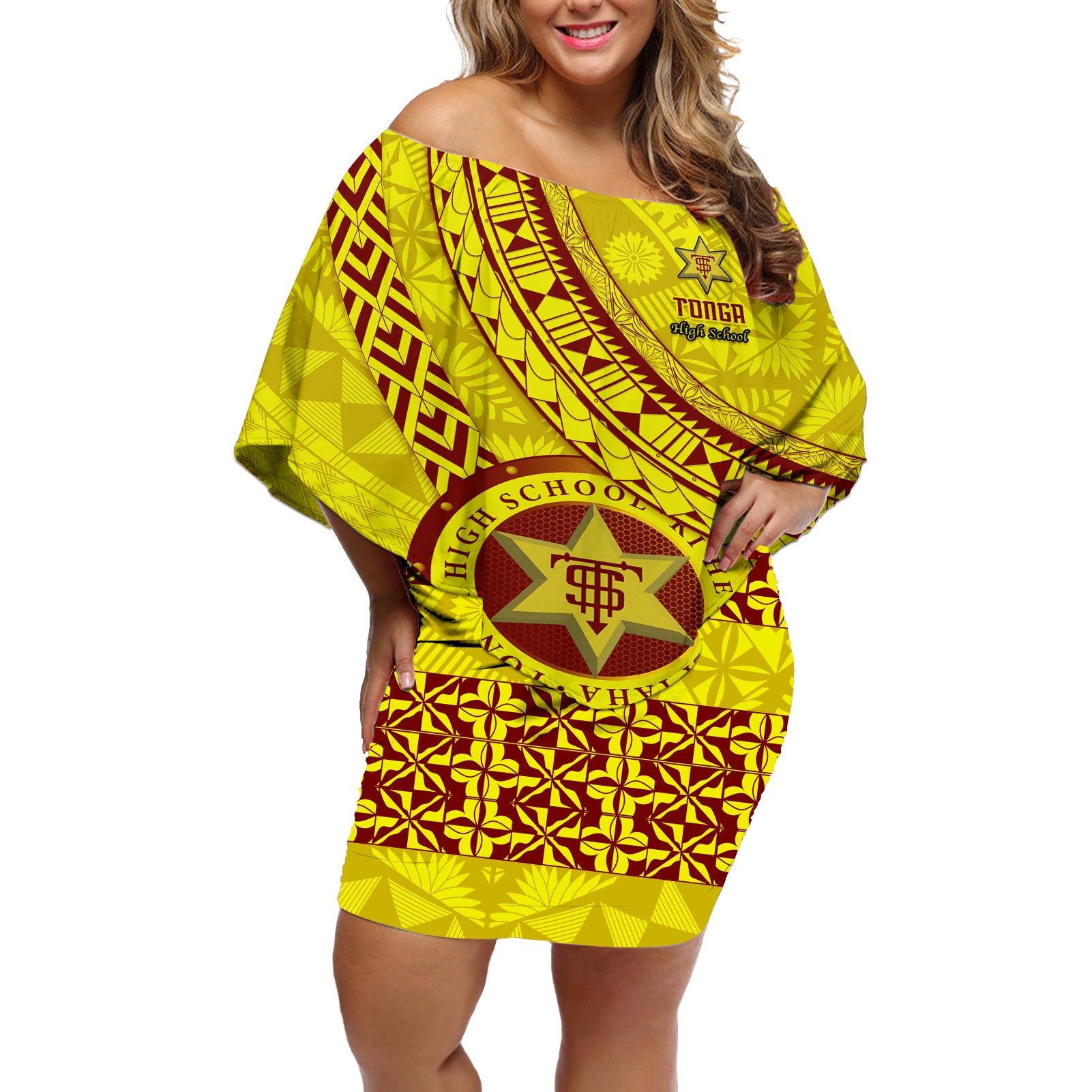 custom-tonga-high-school-off-shoulder-short-dress-tongan-kupesi-pattern