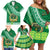 Custom Saineha High School Family Matching Off Shoulder Short Dress and Hawaiian Shirt Tongan Kupesi Pattern LT05 - Polynesian Pride