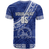 Custom Tupou College T Shirt Tongan Kupesi Pattern LT05 - Polynesian Pride