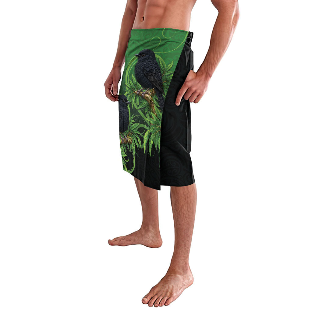New Zealand Black Robin Lavalava Karure Maori Koru Art Tattoo LT05 - Polynesian Pride