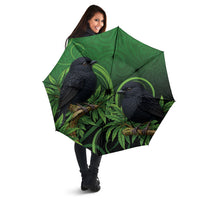 New Zealand Black Robin Umbrella Karure Maori Koru Art Tattoo LT05 - Polynesian Pride
