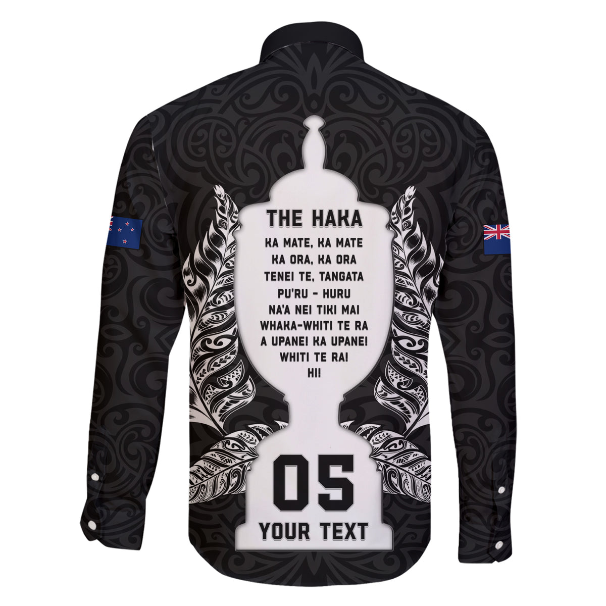 Custom New Zealand Rugby Family Matching Short Sleeve Bodycon Dress and Hawaiian Shirt The Haka With Champions Cup LT05 - Polynesian Pride