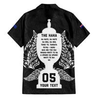Custom New Zealand Rugby Family Matching Summer Maxi Dress and Hawaiian Shirt The Haka With Champions Cup LT05 - Polynesian Pride