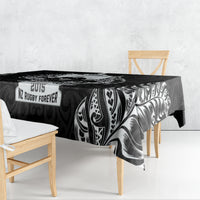 New Zealand Rugby Tablecloth The Haka With Champions Cup LT05 - Polynesian Pride