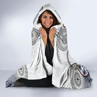 Hawaii Hooded Blanket Barkcloth Pattern Vintage Style LT05 - Polynesian Pride
