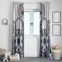 Hawaii Window Curtain Barkcloth Pattern Vintage Style LT05 - Polynesian Pride