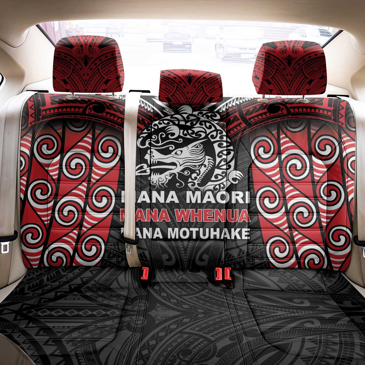 Aotearoa Mana Maori Back Car Seat Cover Toitu Te Tiriti
