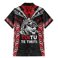 Aotearoa Mana Maori Family Matching Mermaid Dress and Hawaiian Shirt Toitu Te Tiriti