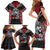 Aotearoa Mana Maori Family Matching Short Sleeve Bodycon Dress and Hawaiian Shirt Toitu Te Tiriti