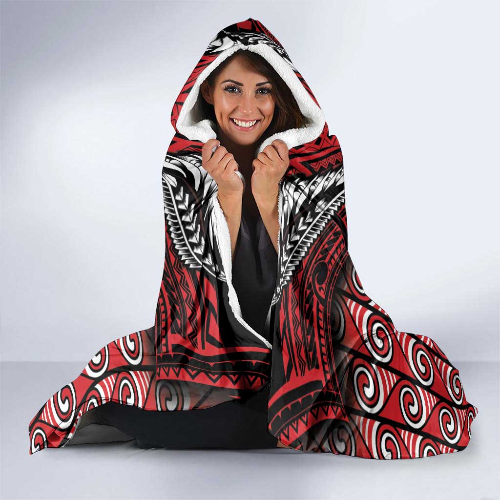 Aotearoa Mana Maori Hooded Blanket Toitu Te Tiriti