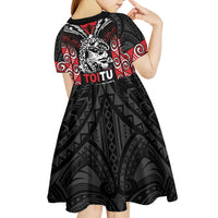 Aotearoa Mana Maori Kid Short Sleeve Dress Toitu Te Tiriti