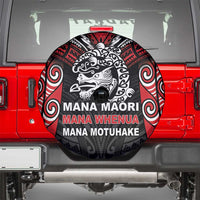 Aotearoa Mana Maori Spare Tire Cover Toitu Te Tiriti