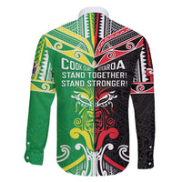 Cook Islands And Aotearoa Family Matching Mermaid Dress and Hawaiian Shirt Together For Te Tiriti O Waitangi LT05 - Polynesian Pride