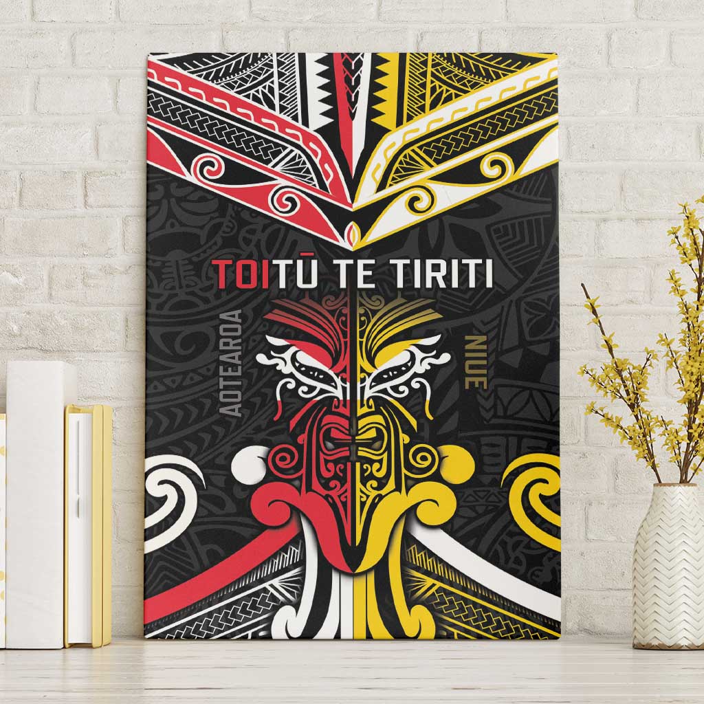 Niue And Aotearoa Canvas Wall Art Together For Te Tiriti O Waitangi