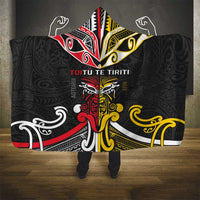 Niue And Aotearoa Hooded Blanket Together For Te Tiriti O Waitangi