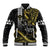 Hawaii Ikaika Warrior Helmet Baseball Jacket Gold Style