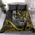 Hawaii Ikaika Warrior Helmet Bedding Set Gold Style