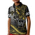 Hawaii Ikaika Warrior Helmet Kid Polo Shirt Gold Style