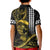 Hawaii Ikaika Warrior Helmet Kid Polo Shirt Gold Style