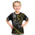 Hawaii Ikaika Warrior Helmet Kid T Shirt Gold Style