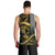 Hawaii Ikaika Warrior Helmet Men Tank Top Gold Style