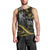 Hawaii Ikaika Warrior Helmet Men Tank Top Gold Style