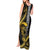 Hawaii Ikaika Warrior Helmet Tank Maxi Dress Gold Style