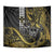 Hawaii Ikaika Warrior Helmet Tapestry Gold Style