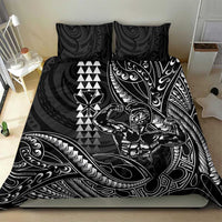 Hawaii Ikaika Warrior Helmet Bedding Set Black Tribal Tattoo