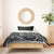 Hawaii Ikaika Warrior Helmet Bedding Set Black Tribal Tattoo