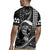 Hawaii Ikaika Warrior Helmet Rugby Jersey Black Tribal Tattoo