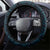 Hawaii Ikaika Warrior Helmet Steering Wheel Cover Blue Tribal Tattoo