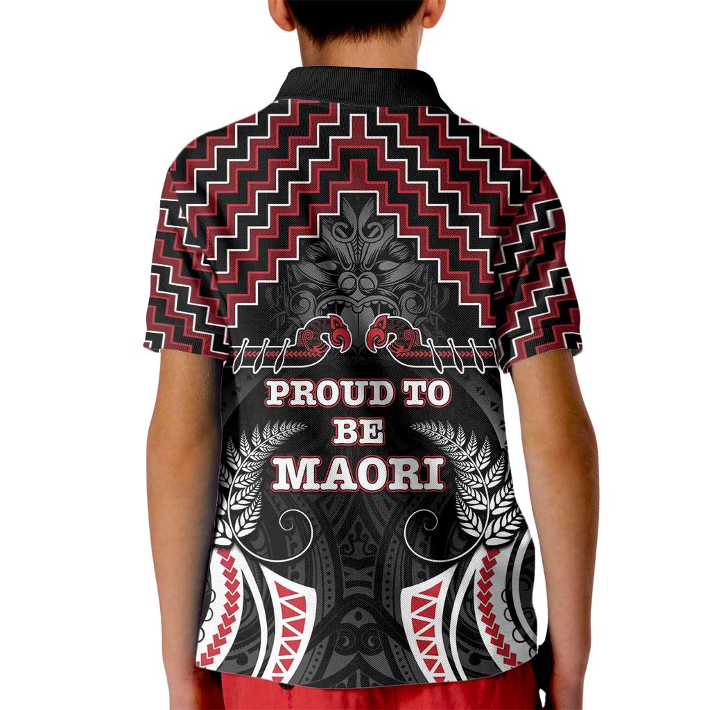 Aotearoa Kid Polo Shirt Proud To Be Maori