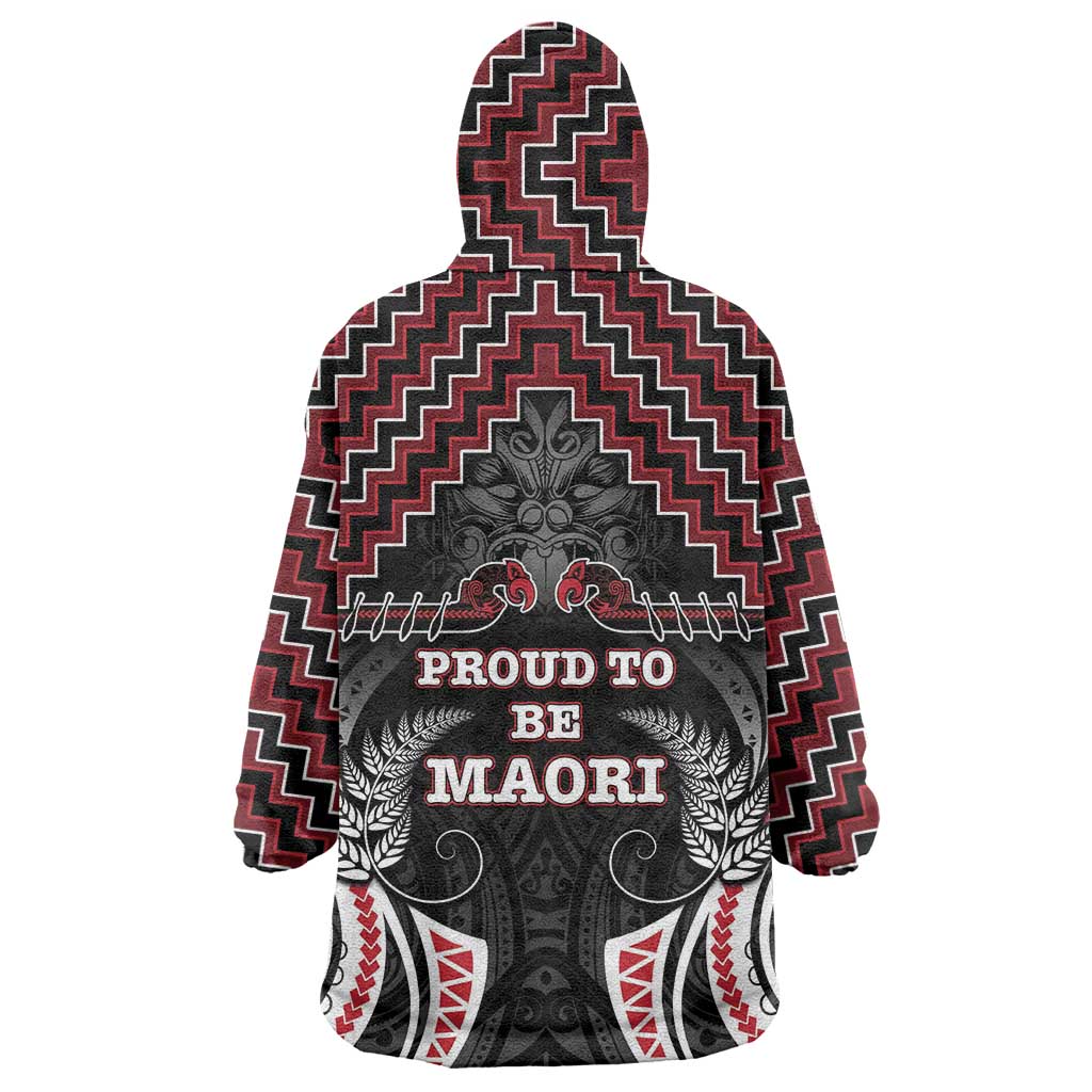 Aotearoa Wearable Blanket Hoodie Proud To Be Maori