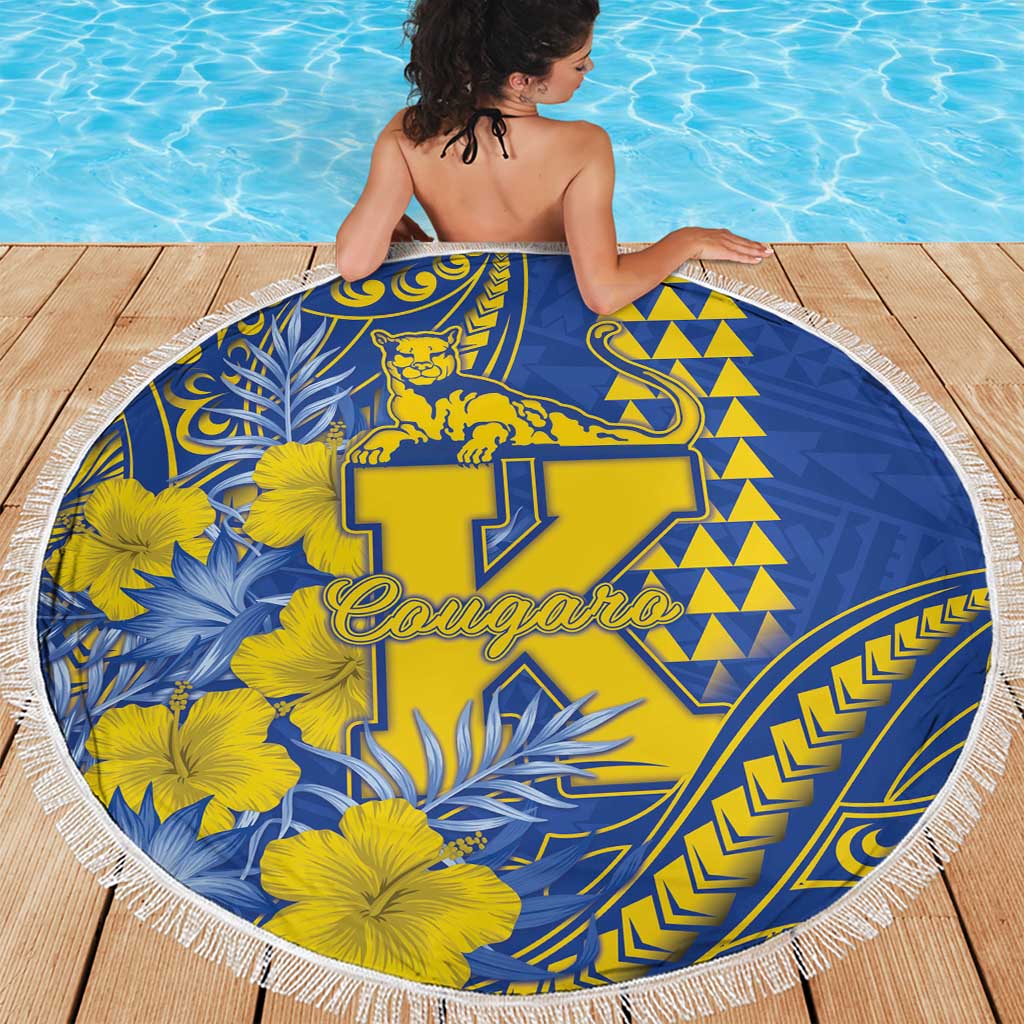Hawaii Kaiser High School Beach Blanket Tribal Tattoo With Hibiscus Flowers