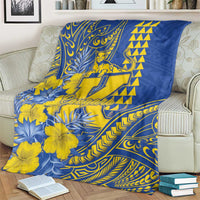 Hawaii Kaiser High School Blanket Tribal Tattoo With Hibiscus Flowers