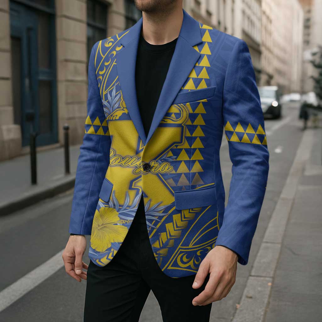 Personalised Hawaii Kaiser High School Blazer Tribal Tattoo With Hibiscus Flowers