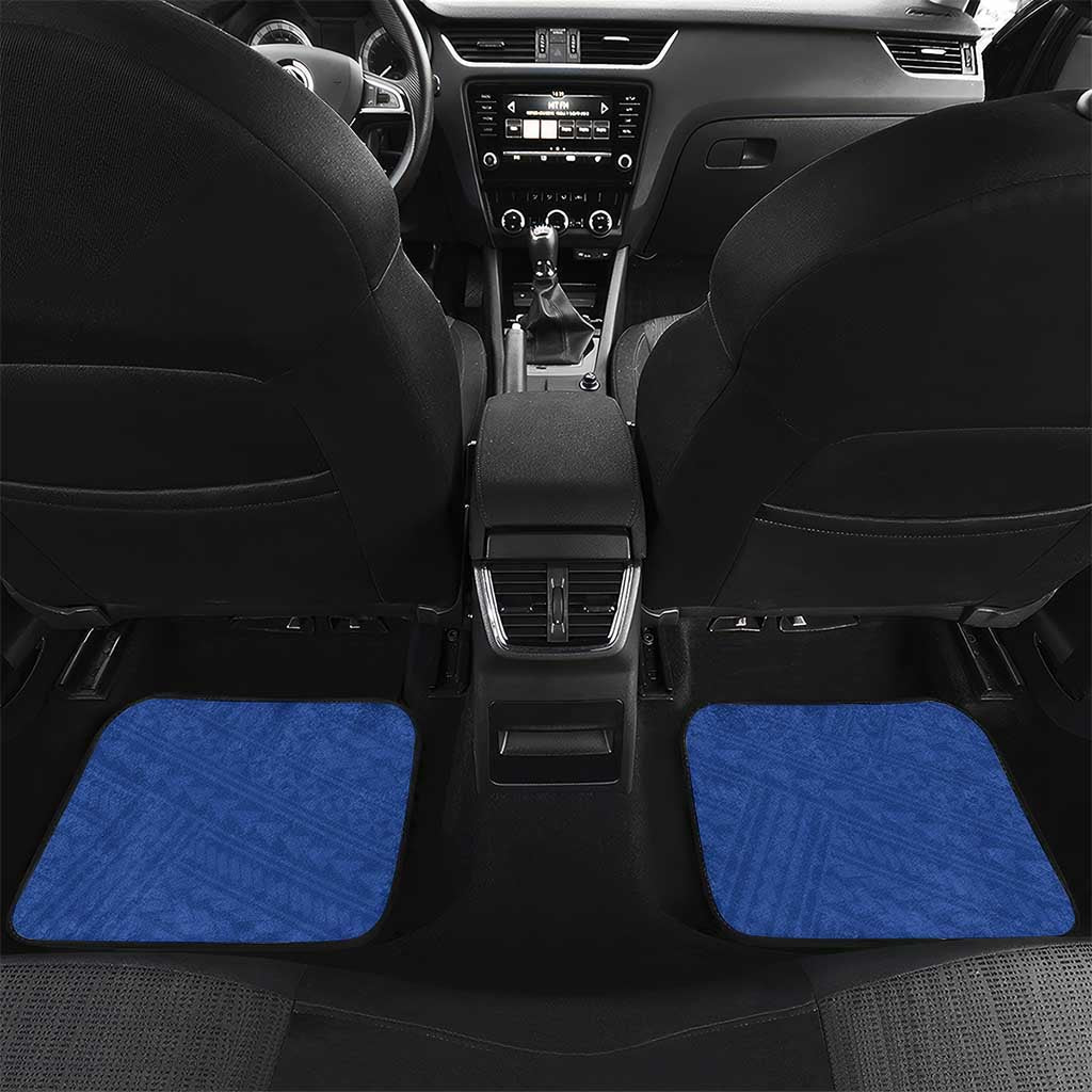 Personalised Hawaii Kaiser High School Car Mats Tribal Tattoo With Hibiscus Flowers