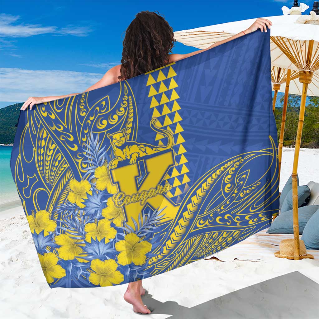 Hawaii Kaiser High School Sarong Tribal Tattoo With Hibiscus Flowers