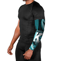 Personalised Hawaii Kapolei High School Arm Sleeves Tribal Tattoo With Hibiscus Flowers