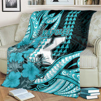 Hawaii Kapolei High School Blanket Tribal Tattoo With Hibiscus Flowers