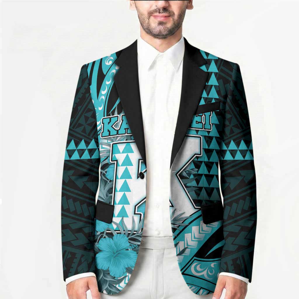 Personalised Hawaii Kapolei High School Blazer Tribal Tattoo With Hibiscus Flowers