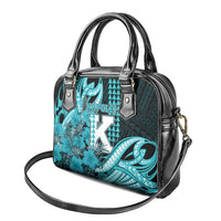 Hawaii Kapolei High School Shoulder Handbag Tribal Tattoo With Hibiscus Flowers